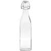 1 L flaske med patentlukning – firkantet ['flaske til alkohol', ' dekorative flasker til alkohol', ' glasflaske til alkohol', ' flasker til hjemmebrændt til bryllup', ' flaske til likør', ' flaske til vin', ' flasker til vin', ' likør']