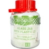 2L krukke med plastiklåg ['stor krukke', ' stor krukke', ' stor krukke', ' stor krukke', ' stor glasbeholder', ' beholder til konservering', ' til syltning', ' til agurker', ' til kål', ' industriel krukke', ' krukke med tang', ' tangkrukke', ' tang til agurker']