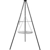 Bålstativ med rist, 150 cm ['bålstativ', ' bålrist', ' bålstativ til bål', ' bålgrill', ' rist på stativ', ' madlavning over bål', ' grillstativ', ' camping', ' udendørs turisme', ' campingtilbehør', ' ungarsk gryde', ' stativ til gryde', ' stativ til støbejernspande', ' madlavning i det fri', ' retter over bål', ' grillning i det fri', ' bagning over bål', ' båludstyr', ' udstyr til kolonihave', ' madlavning i kolonihave', ' grillning i haven', ' retter fra risten', ' grillsæson', ' hvilket stativ skal man vælge']