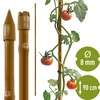 Belagt stålstang i bambusform, 90 cm x 8 mm ['havepind', ' plantepind', ' planteunderstøttelse', ' haveunderstøttelse', ' metalhaveunderstøttelser', ' klatreplanteunderstøttelse', ' understøttelser til klatreblomster', ' metalunderstøttelser til blomster', ' belagte metalpinde', ' belagt plantepind', ' stålstang i bambusform', ' haveudstyr', ' hvordan man plejer planter', ' anbefalede plantepinde', ' grøn pind', ' stålstænger a la bambus', ' bambuspinde', ' pinde i bambusform']