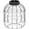 Brudsikker, multifunktionel krukke med sort låg, 8L ['Krukker til konservering', ' krukke', ' krukke til agurker', ' til likører', ' krukke 8l', ' krukke med certifikat', ' brudsikker krukke', ' universalkrukke', ' multifunktionel krukke', ' krukke til konservering', ' plastikkrukke', ' krukke af plast']