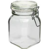 Comfort glas 750 ml firkantet. lufttæt lukket - 2 