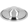 Convex-låg 30 L til stålbeholder ['låg til destillator', ' låg af typen Convex', ' rustfrit stållåg til 30 L destillator', ' låg med åbning til destillatorens kolonne', ' stållåg', ' destillationsudstyr', ' reservedele til destillatorer', ' kuppelformet låg', ' ideel destillation', ' professionel destillation', ' bedst til destillatorer', ' 30-liters destillator', ' inox-låg til destillator']