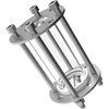 Destillatormodul - kig - fi 48,3mm længde 100mm ['destillationskig', ' destillator-kig', ' rustfrit kig', ' destillatorlommelygte', ' lommelygtekig', ' gin', ' aromatisering af destillater', ' lommelygte']
