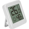 Elektronisk termometer med komfortindikator, hvid ['elektronisk termometer', ' termometer med fugtighedsmåler', ' måling af fugtighed i rummet', ' komfortmåler', ' termometer med komfortindikator', ' multifunktionel termometer', ' indendørs termometer', ' indendørs termometer', ' trådløs termometer', ' elektronisk termometer til køleskab', ' vejrstation', ' vejrstation', ' termometer til at stille', ' termometer med magnet', ' termometer fastgjort med magnet', ' moderne termometer', ' batteridrevet termometer', ' som gave']
