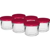 Enkel krukke 235 ml (fi82) med bordeaux låg 6 stk. ['sæt af krukker', ' krukker til syltning', ' krukker til marmelade', ' krukke med låg', ' krukker fi 82', ' krukker med 6 låse', ' krukker med bordeaux låg', ' til konservering', ' til syltning', ' til kød', ' krukkesæt']