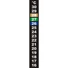 Flydende krystaltermometer (+16°C til +30°C) 13cm - 3 