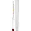Hydrometer (sukkermåler) – måling af sukkerindhold ['vin-hydrometer', ' sukkermåler', ' sukkerindhold', ' måling af sukker i vin', ' sukkerniveau', ' indikator for sukkerniveau', ' areometer til ølvørt', ' areometre', ' vin- og brygudstyr', ' måler med prøverør', ' vin-hydrometer med målecylinder']