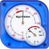 Indendørs bimetal termometer med hygrometer (-20 til +50°C), blåt - 7 