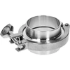 Komplet Tri-Clamp-forbindelse 77,5 x 60 mm - 8 