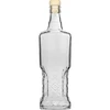 Kredensowa 500 ml flaske med korkprop ['dekorativ glasflaske', ' flaske med naturkork', ' flaske til likør og snaps']