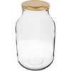Krukke 3 L - 1 stk., gyldent låg (fi 100) ['krukke', ' glas krukke', ' glas krukke', ' krukke med låg', ' krukke til syltning af agurker', ' krukke til agurker', ' krukke til likører', ' krukke til likører', ' 3 l']