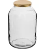 Krukke 4 L med låg ø 100 ['stor krukke', ' krukke til syltning', ' krukke til fermentering', ' krukke til likører']