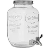 Krukke til limonade, med hane - glas, 4 L ['krukke til limonade', ' krukke til drikkevarer', ' krukke med hane', ' krukke 4 liter med hane', ' glasflaske med hane', ' glasflaske til drikkevarer', ' krukke til drik', ' krukke til drik til fest', ' krukke med hane til haven', ' limonade udendørs', ' sommerforfriskning']