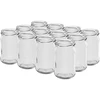Krukke TO 300 ml fi 66 - pakke med 12 stk. ['krukker til konservering', ' krukker til syltetøj', ' krukker til grøntsagssalater', ' krukker til kompotter', ' krukker til syltede svampe']