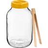 Krukke TO 4 L, tang og låg af plast fi 100, med håndtag - 13 
