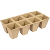 Papirpotter 6 x 6 x 6, sæt med 5 stk. ['papirpotter', ' papirpotte', ' potte til frøplanter', ' urtepotte', ' potte til urter', ' skjuler af papirmasse', ' papirskjuler', ' potter til stiklinger', ' papirpotter til frøplanter', ' potte til frø', ' potte til frø.']