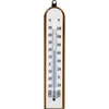 Rumtermometer med hvid skala (-30°C til +50°C) 20cm ['indendørs termometer', ' rumtermometer', ' termometer til indendørs', ' hjemmetermometer', ' termometer', ' trærumtermometer', ' termometer med læsbar skala', ' termometer med dobbelt skala']