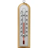 Rumtermometer med sølvskala (-10°C til +50°C) 16cm mix ['indendørs termometer', ' rumtermometer', ' termometer til indendørs brug', ' hjemmetermometer', ' termometer', ' trærumtermometer', ' termometer med læsbar skala', ' termometer med sølvskala', ' termometer til ophængning', ' traditionelt termometer']