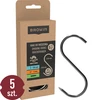 Rygekroge - S-formede, spidse, 4 mm x 100 mm, 5 stk. - 8 