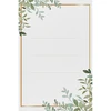 Selvklæbende etiketter 60 x 90 mm til flasker, krukker, gaver med blomsterdesign - 20 stk. - 13 