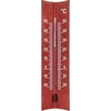 Trærumtermometer (-20 til +50°C), mahognifarve, 15 cm ['indendørs termometer', ' rumtermometer', ' termometer til indendørs brug', ' hjemmetermometer', ' termometer', ' trærumtermometer', ' termometer med læsbar skala', ' termometer med forstærket kapillær']