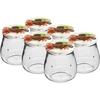 Twist-off krukke 500ml "Omvendt Amfora" med farvet låg fi 82/6, 6 styk. ['krukke', ' amfora krukke', ' 500ml krukke', ' sæt af krukker', ' glas krukker', ' krukke til konservering', ' krukker til kosmetik', ' 6 styk krukker', ' glas krukke', ' krukker til marmelade', ' krukker til syltetøj', ' krukker til marmelade', ' krukker til kød konservering', ' krukker til krukker', ' krukker til kosmetik']