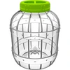 Uknuselig, multifunktionel krukke, 5 L ['krukker til konservering', ' krukke', ' krukke til agurker', ' til likører', ' krukke 5 l', ' krukke med certifikat', ' uknuselig krukke', ' universalkrukke', ' multifunktionel krukke', ' krukke til konservering', ' plastikkrukke', ' PET-krukke']