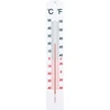 Universel hvid termometer (-40°C til +50°C) 40cm ['termometer', ' universel termometer', ' termometer af plast', ' termometer læsbar skala', ' termometer med dobbelt skala', ' termometer til rum med høj luftfugtighed']