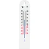 Universelt hvidt termometer (-30°C til +50°C) 20cm ['udendørs termometer', ' udendørs termometer', ' indendørs termometer', ' rumtermometer', ' hvilken temperatur']