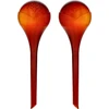 Vandingskugler til planter, ravfarvede gennemsigtige, 400 ml, 2 stk. ['vandingskugler', ' blomsters vandingsdispenser', ' til vanding af blomster', ' blomsterfugtere', ' blomster vanding', ' plantevanding', ' pottevandere', ' til vanding af blomster', ' til potteplanter', ' vandingssystem', ' vandingskugle', ' vanddispenser til potter', ' kugler til planter', ' dispenser til planter', ' plantevanding', ' vandingskugle', ' ravfarvede vandingskugler']