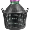 Vinballon 20 L med bred hals i plastikkurv - 5 