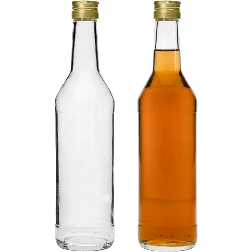 500 ml flaske til vodka med skruelåg - 8 stk. - 6