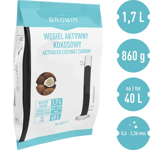Aktivt kokoskul 0,86 kg - 2