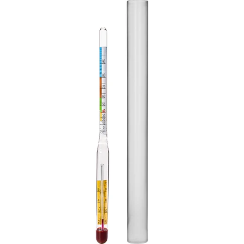 Alkoholmeter med termometer