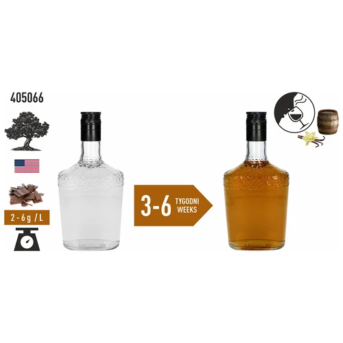 Amerikanske egflager, stærkt ristede, fra bourbonfade, 50 g - 6