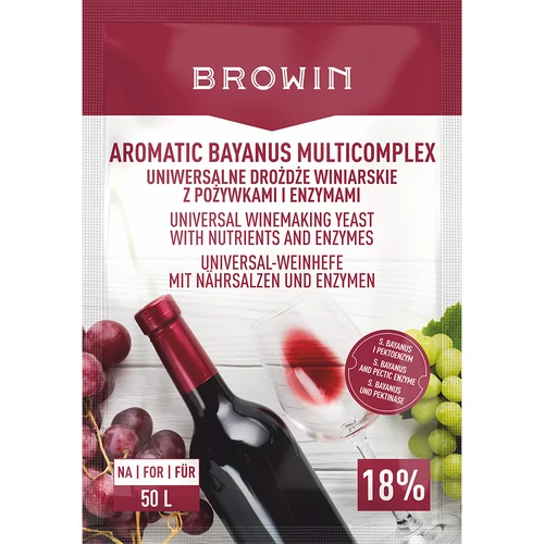 Aromatic Bayanus Multicomplex startpakke til vin, 40 g