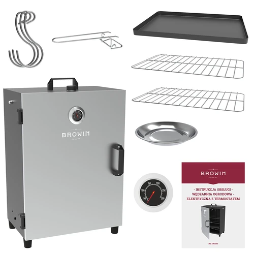 Automatisk, elektrisk grill med termostat