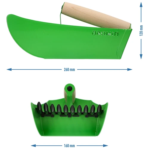 Bærplukker, metal grøn - 9
