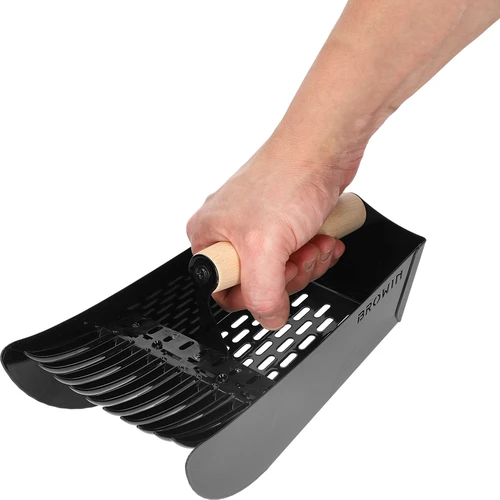 Bærplukker, metal sort - 7