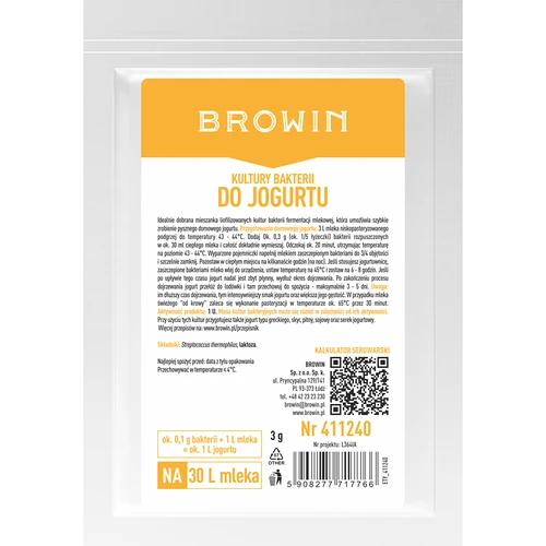 Bakteriekulturer til yoghurt
