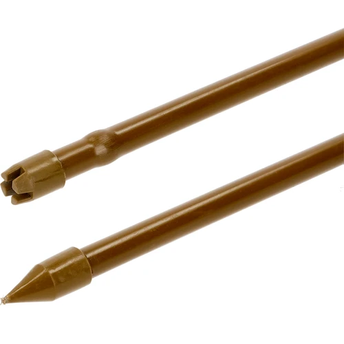 Belagt stålstang i bambusform, 90 cm x 8 mm - 2