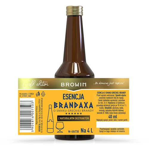 Brandaxa-essens med smag af græsk brandy, 40 ml - 4