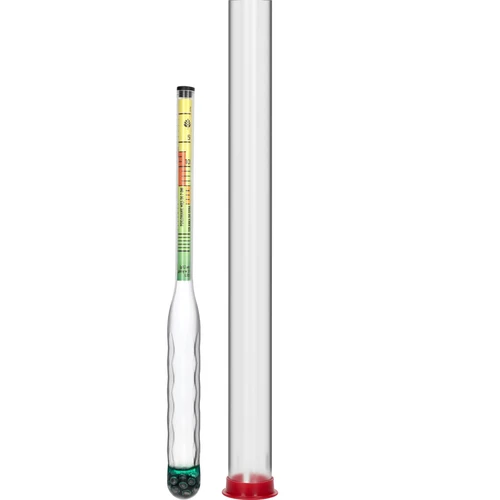 Uknuseligt salinometer med måleglas, måleområde: 0–300 g salt/L
