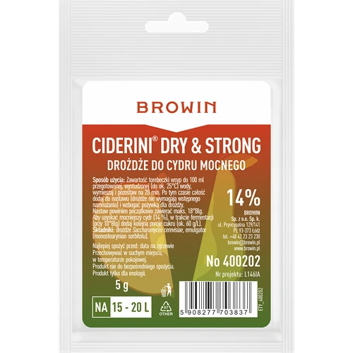 Cidergær Ciderini Strong, 5 g