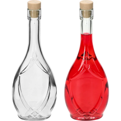 Dekorativ flaske ICONA 500 ml med svampeprop, 1 stk. - 3