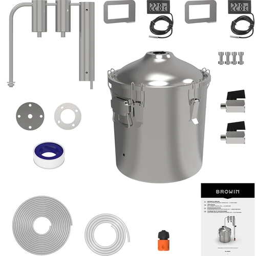 Destillator hawkSTILL 1.0 CONVEX 30 L - 2 tørdampere - 3