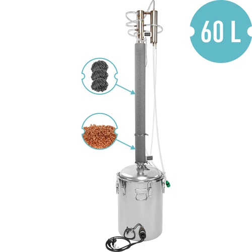 Destillator HawkStill "Kolde Fingre" 60 L, med kolonne fi 60,3mm - 2
