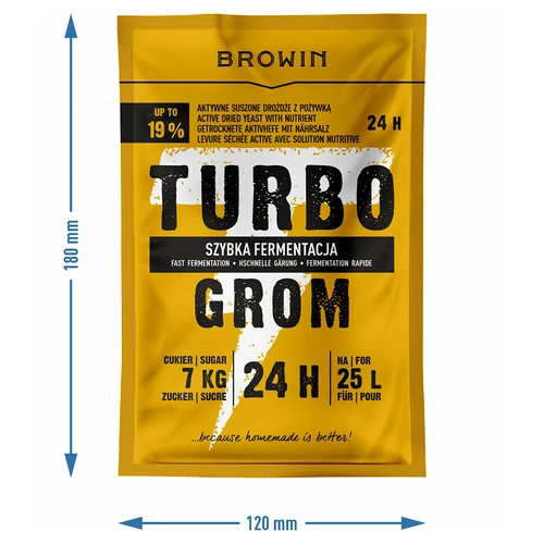 Destillerigær Turbo Grom 24h - 4