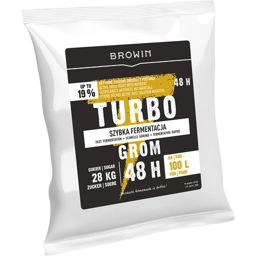 Destillerigær Turbo Grom 48h 100L - 3
